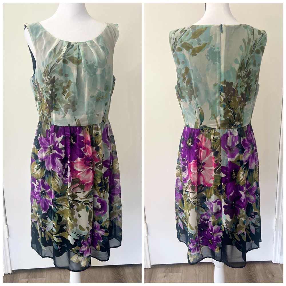 Dress Barn | Floral A Line Summer Dress